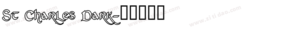 St Charles Dark字体转换